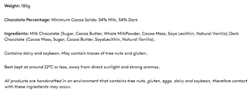 Koko Black Double Trouble Milk and 54% Dark Chocolate Bunnies 180g - Image 3