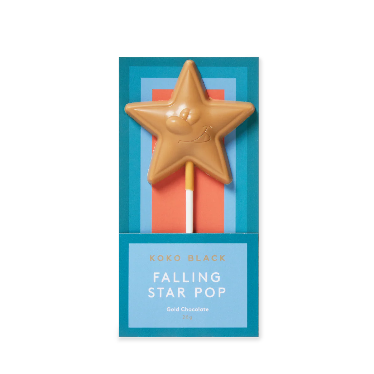 Koko Black Gold Chocolate Falling Star Pop 20g