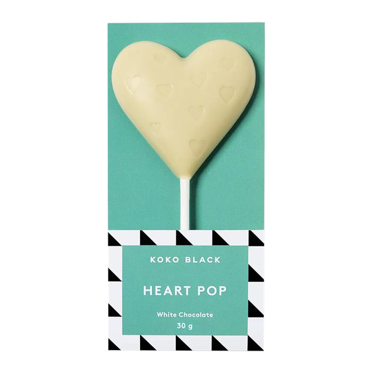 Koko Black Heart Pop White Chocolate 30g