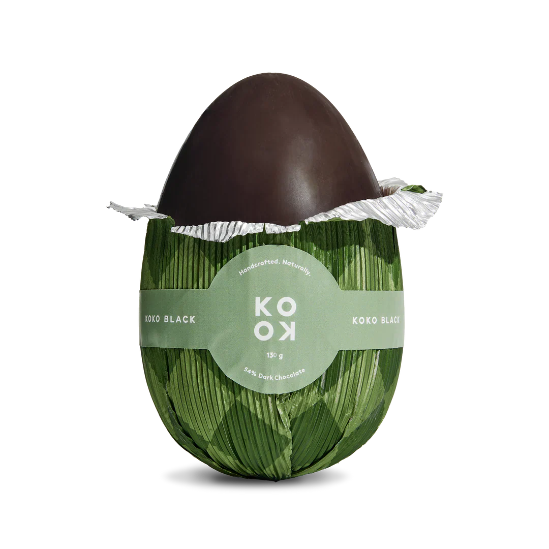 Koko Black Large Dark Chocolate Egg 130g - Image 2