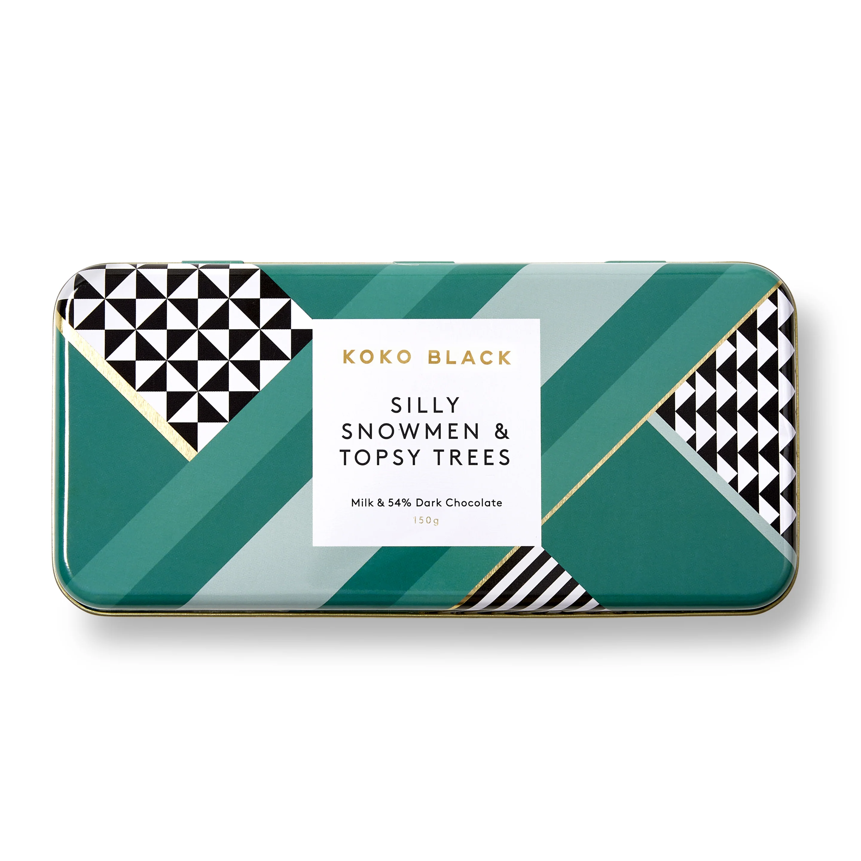 Koko Black Milk and Dark Chocolate Silly Snowmen and Topsy Trees 150g