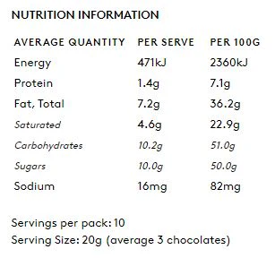 Koko Black Milk Chocolate A Bon Bon of Stars 200g - Image 2