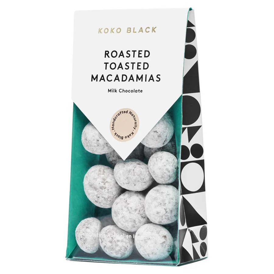 Koko Black Roasted Toasted Macadamias Milk Chocolate 100g - Image 2