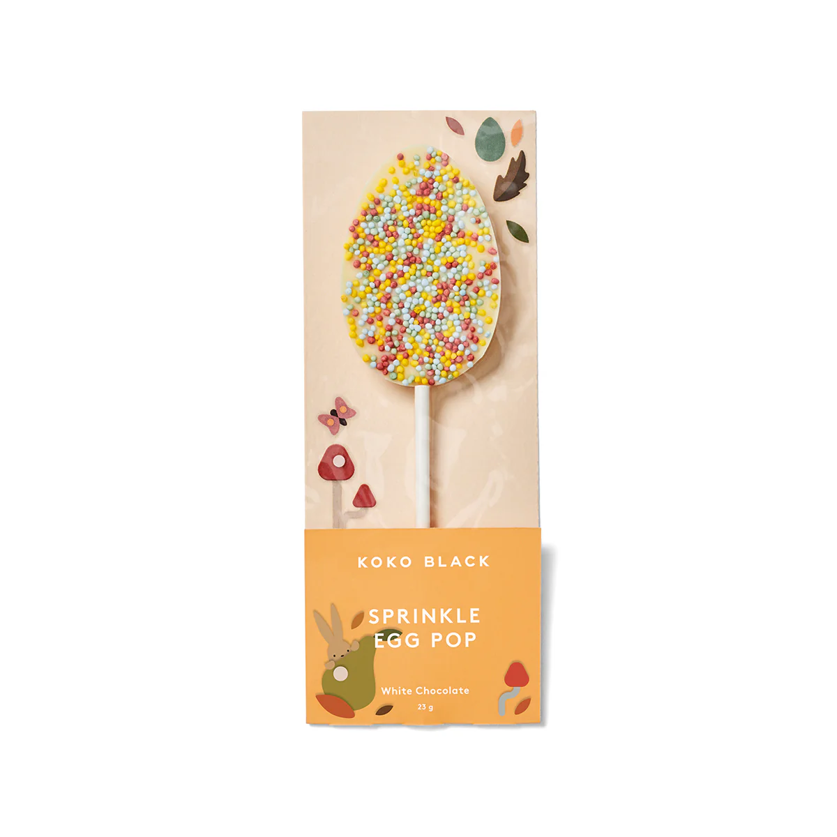 Koko Black Sprinkle Egg Pop White Chocolate 23g