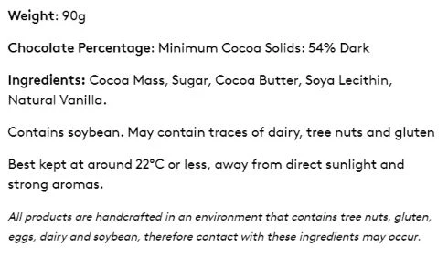 Koko Black The Littlest Bunny 54% Dark Chocolate 90g - Image 3