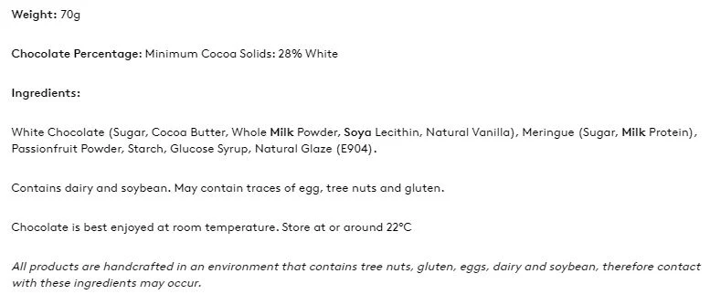 Koko Black White Chocolate Pavlova Bites Cube 70g - Image 2