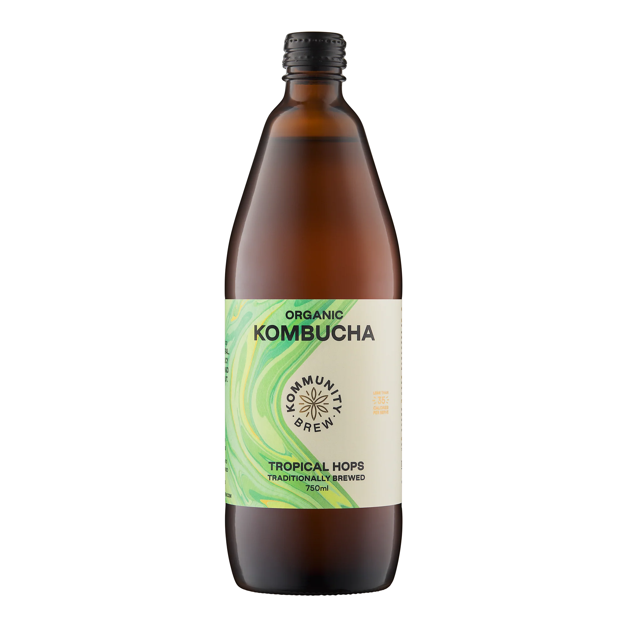 Kommunity Brew Organic Kombucha Tropical Hops 750ml