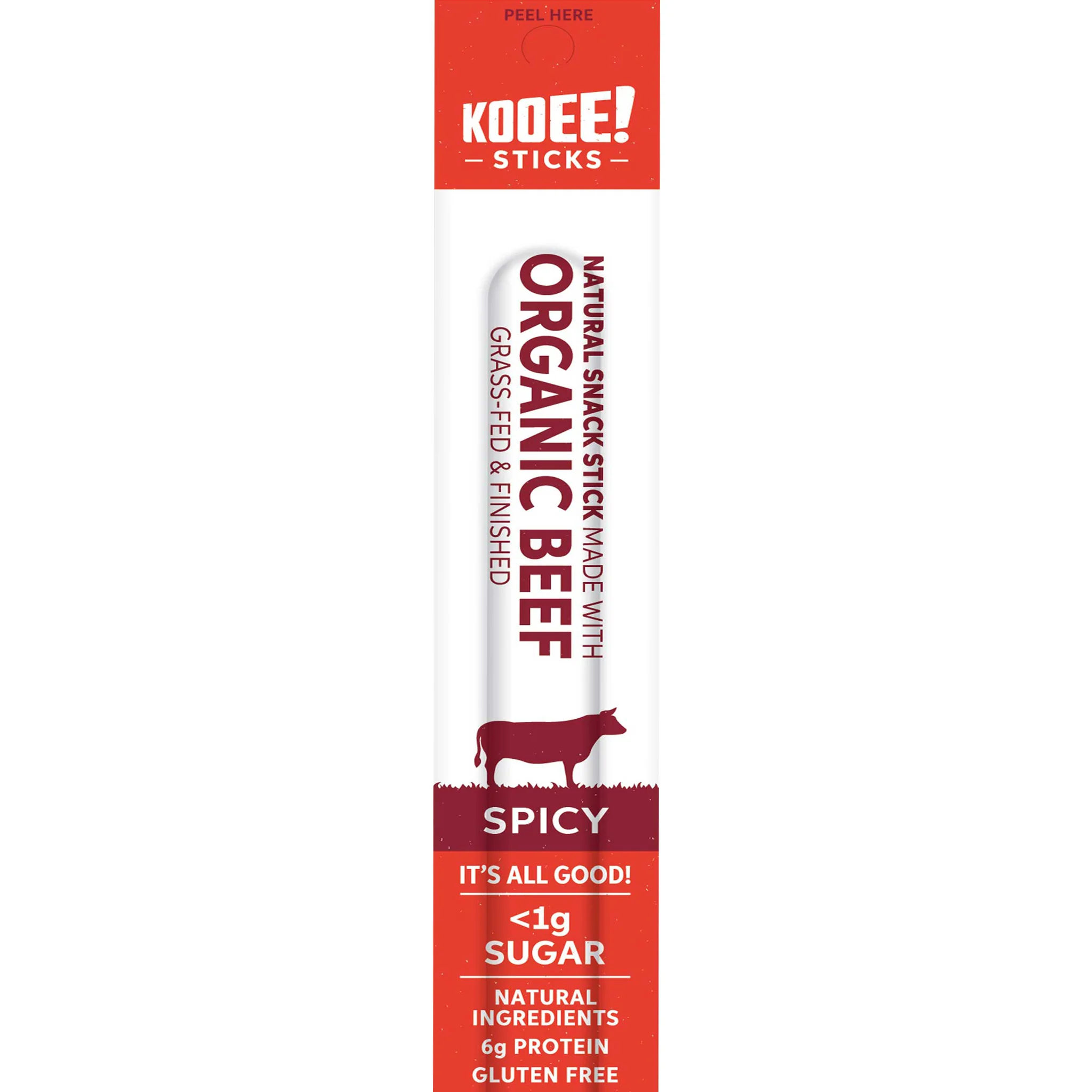 Kooee Organic Grass Fed Beef Stick Spicy 25g - Image 2