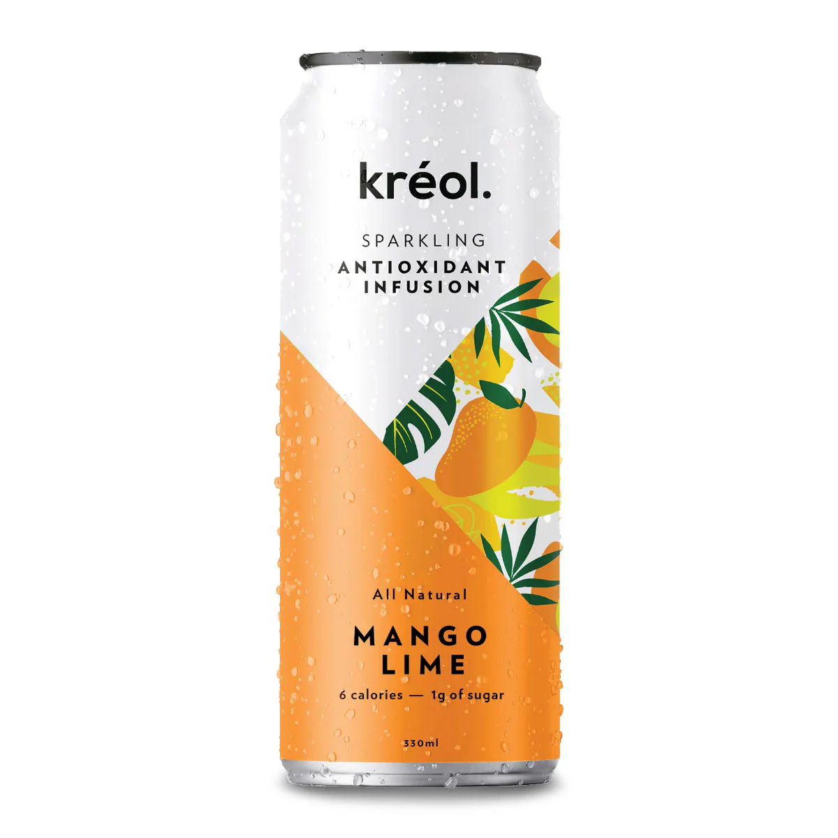 Kreol Sparkling Drink Mango and Lime 330ml