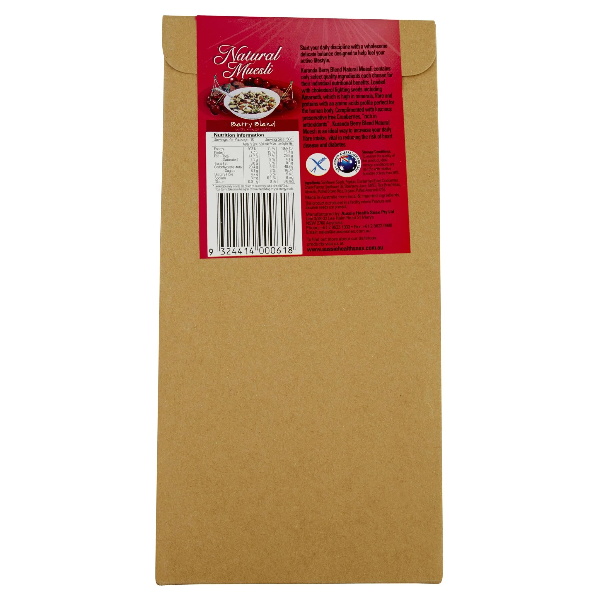 Kuranda Muesli Berry 500g - Image 2
