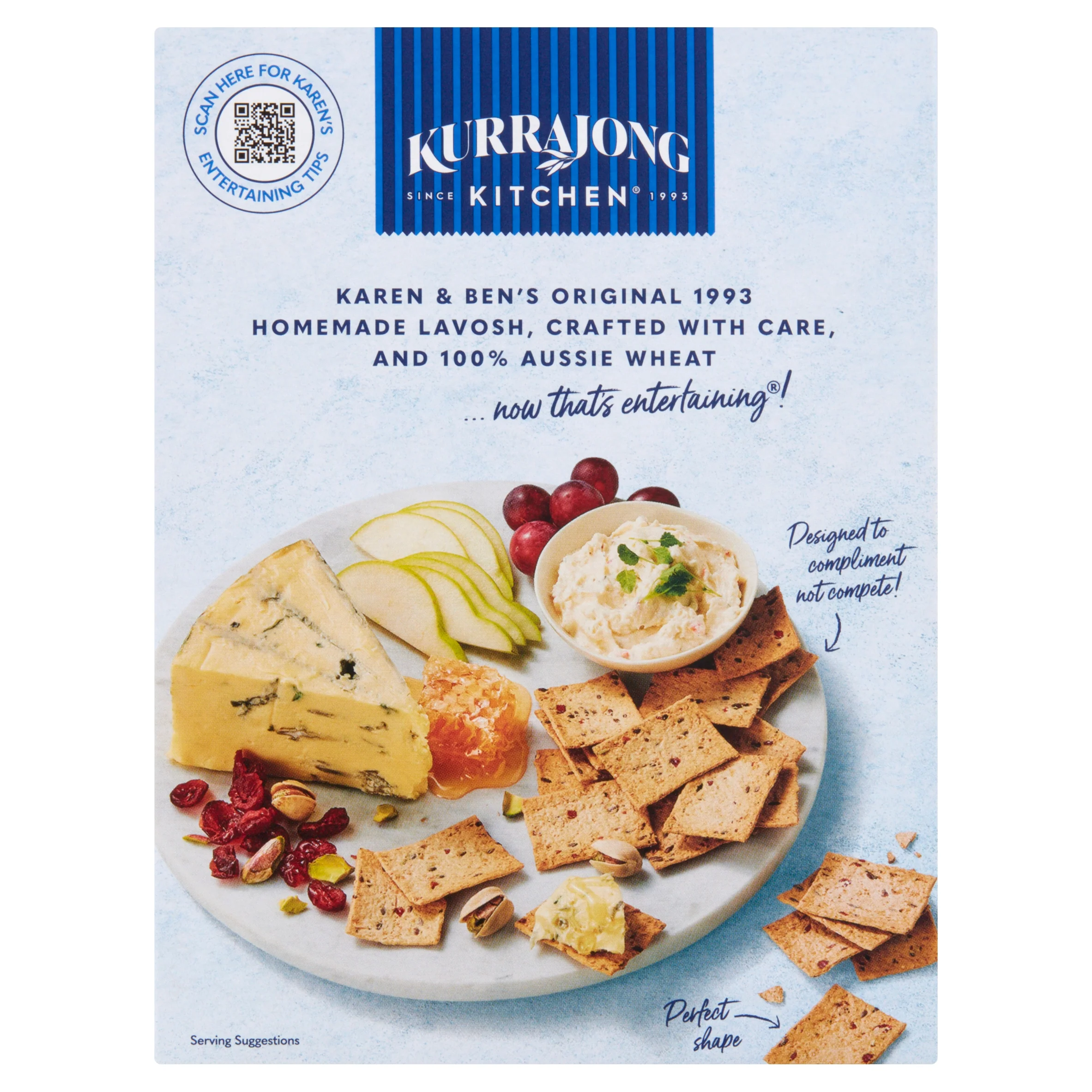 Kurrajong Kitchen Lavosh Pear and Cranberry 120g - Image 4