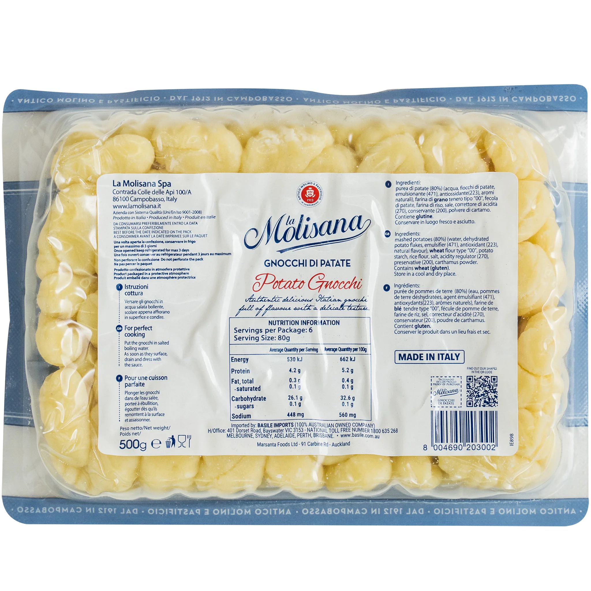 La Molisana Gnocchi di Patate 500g - Image 2