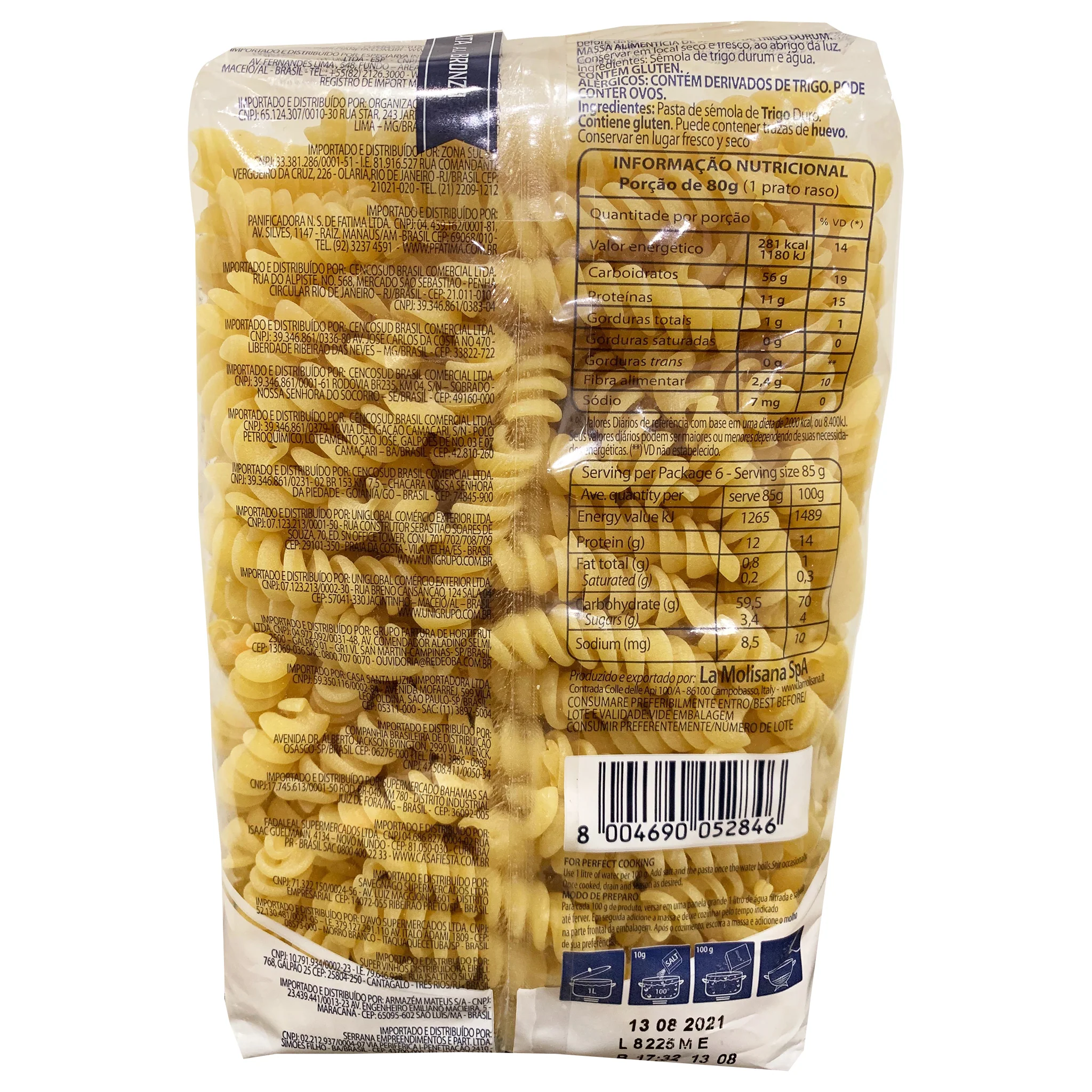 La Molisana Fusilli N.28 500g - Image 2