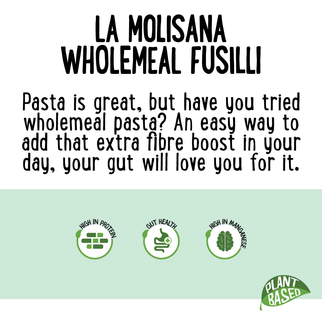La Molisana Whole Wheat Fusilli No.28 500g - Image 3