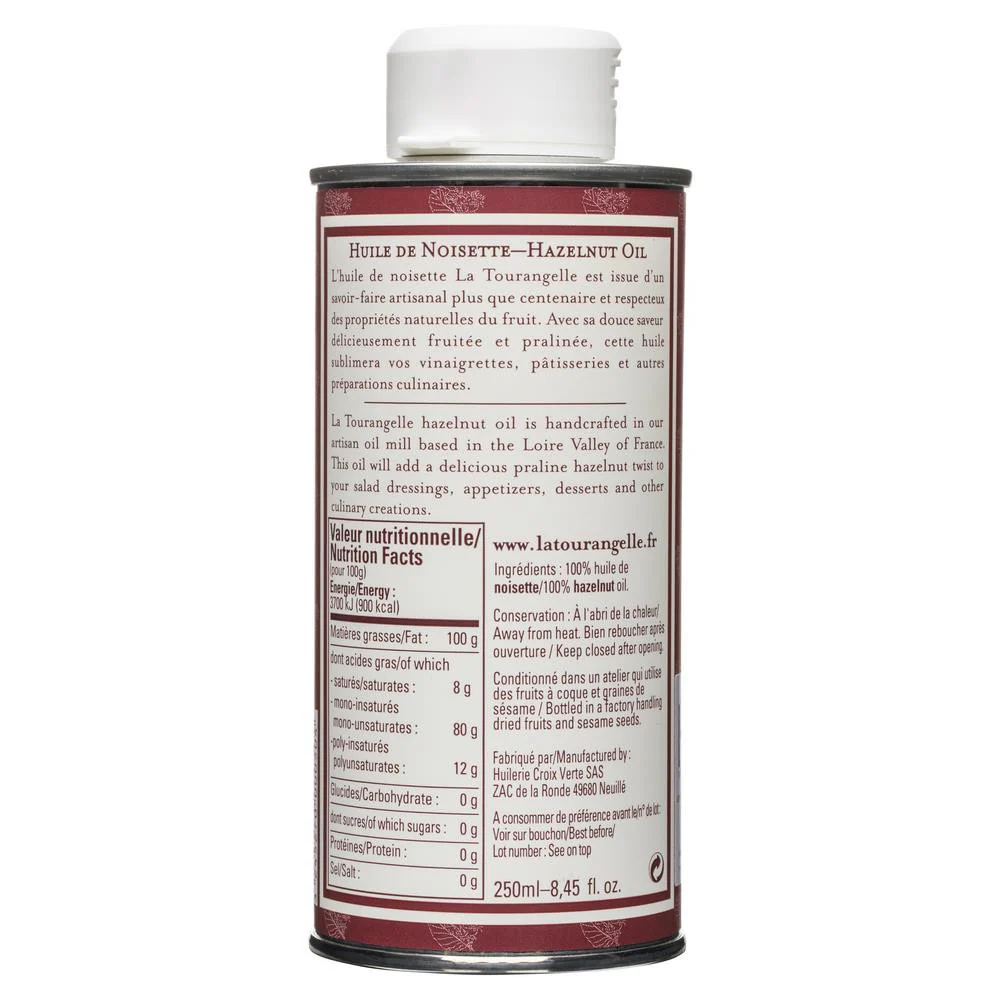 La Tourangelle Hazelnut Oil 250ml - Image 2
