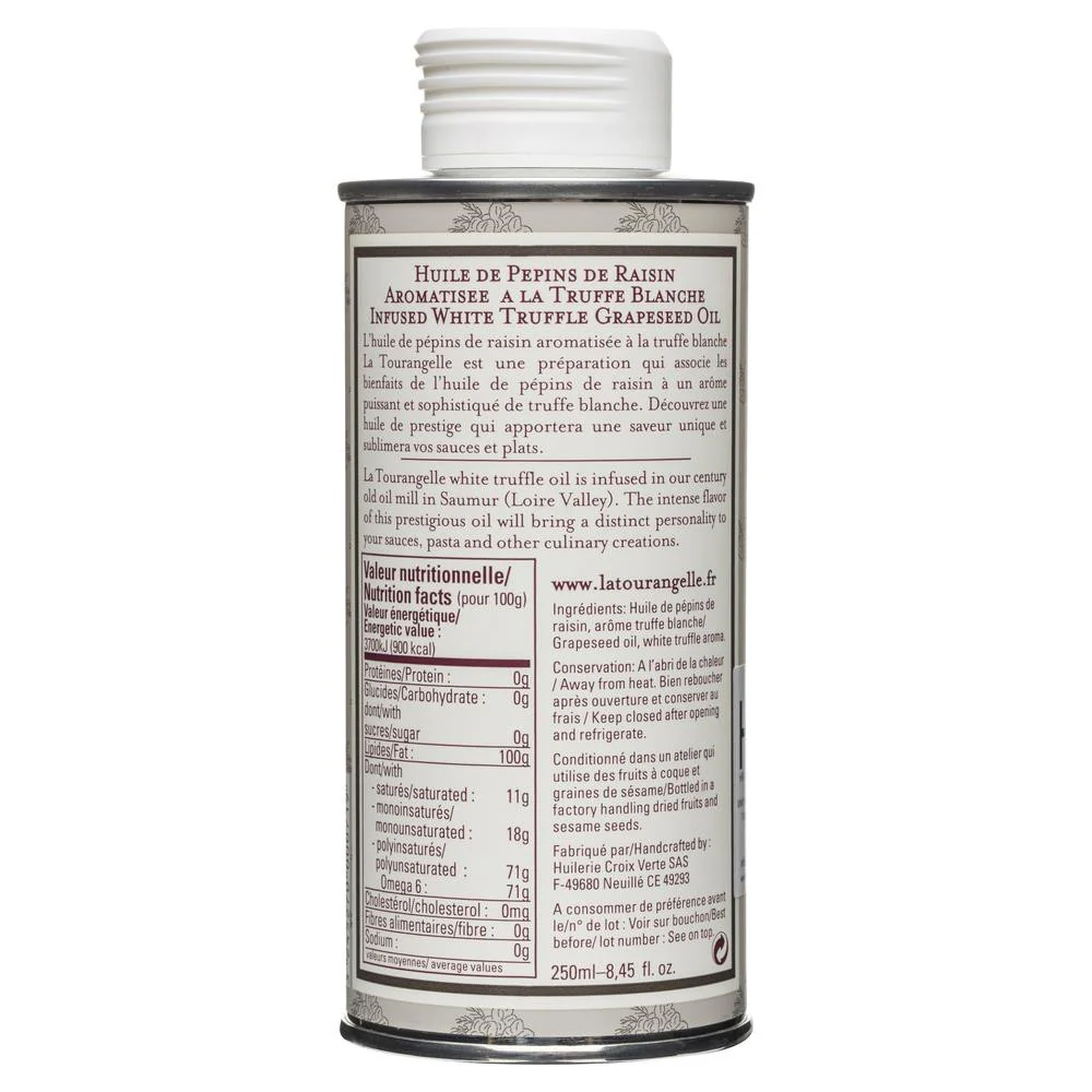 La Tourangelle Infused White Truffle Grapeseed Oil 250ml - Image 2