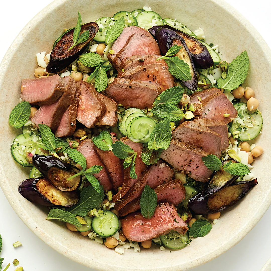 Lamb Backstrap - with Cauli Salad