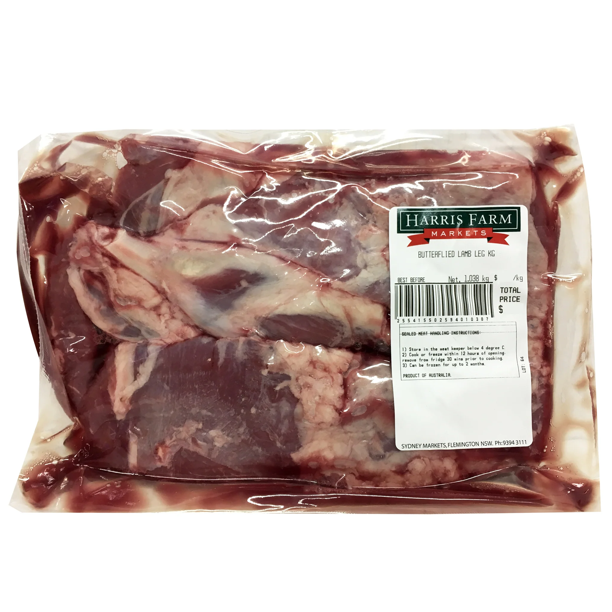 Lamb Leg Butterflied 900g-1.2kg