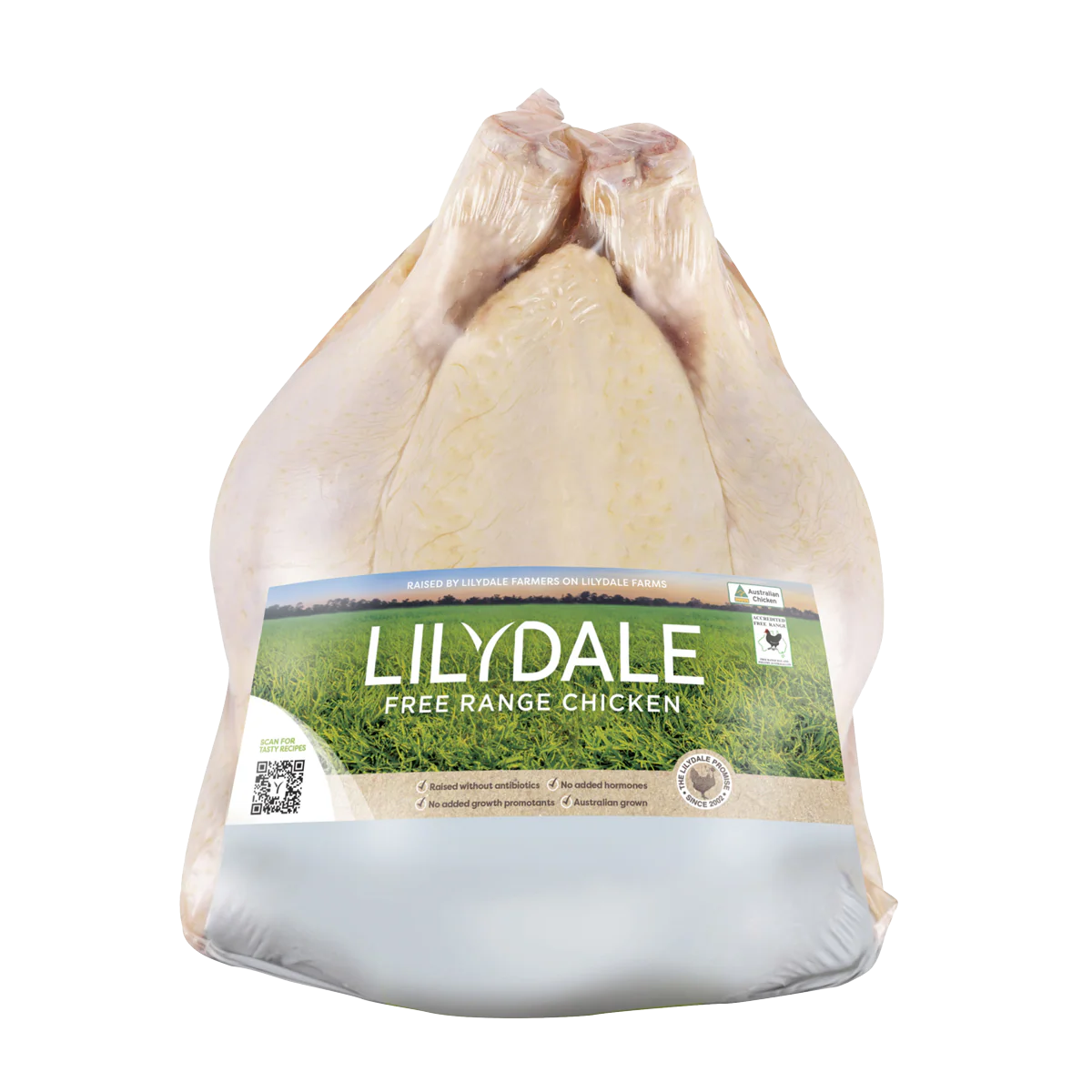 Lilydale Free Range Whole Chicken 1.4-1.65kg