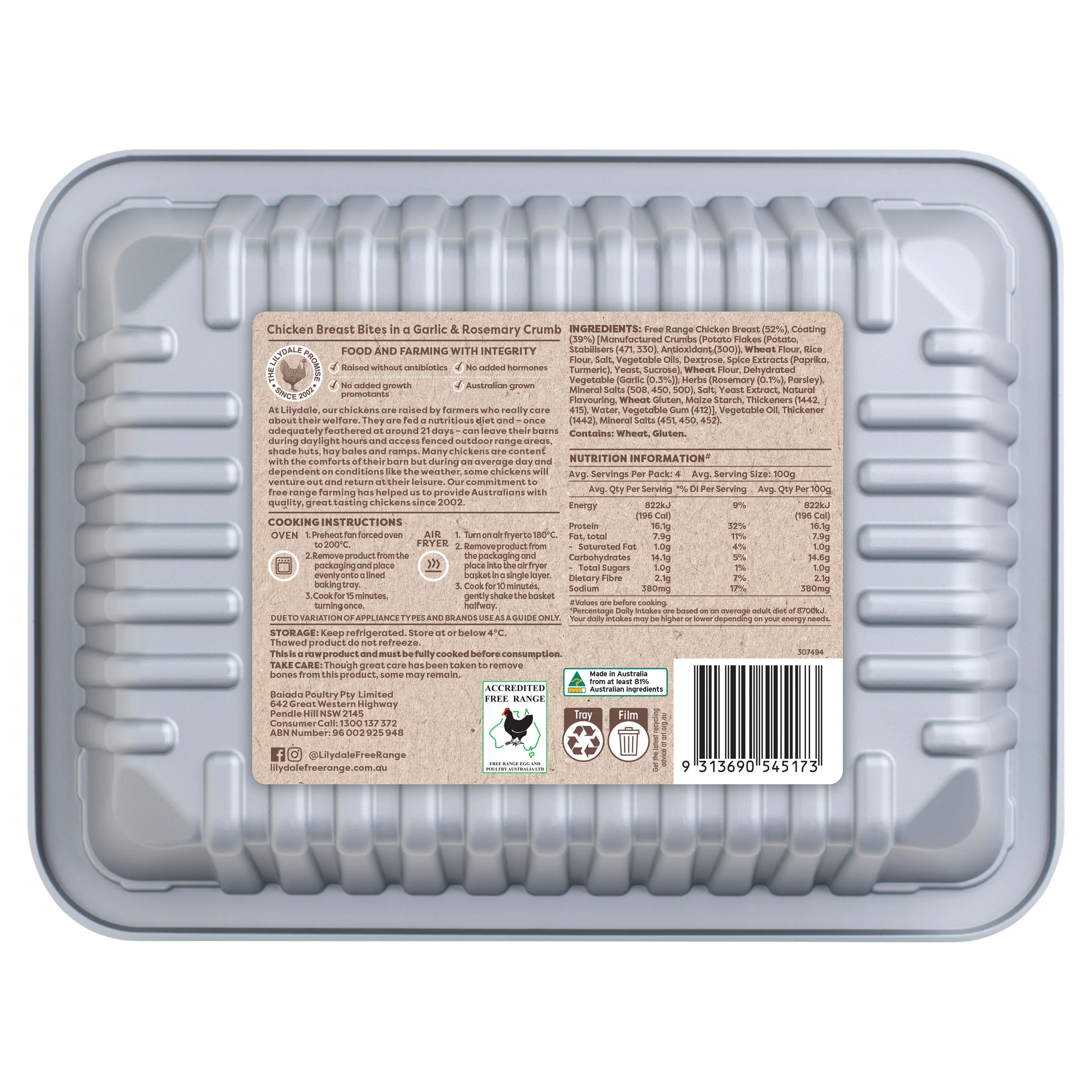 Lilydale Maryland Chicken Breast Bites 400g - Image 2