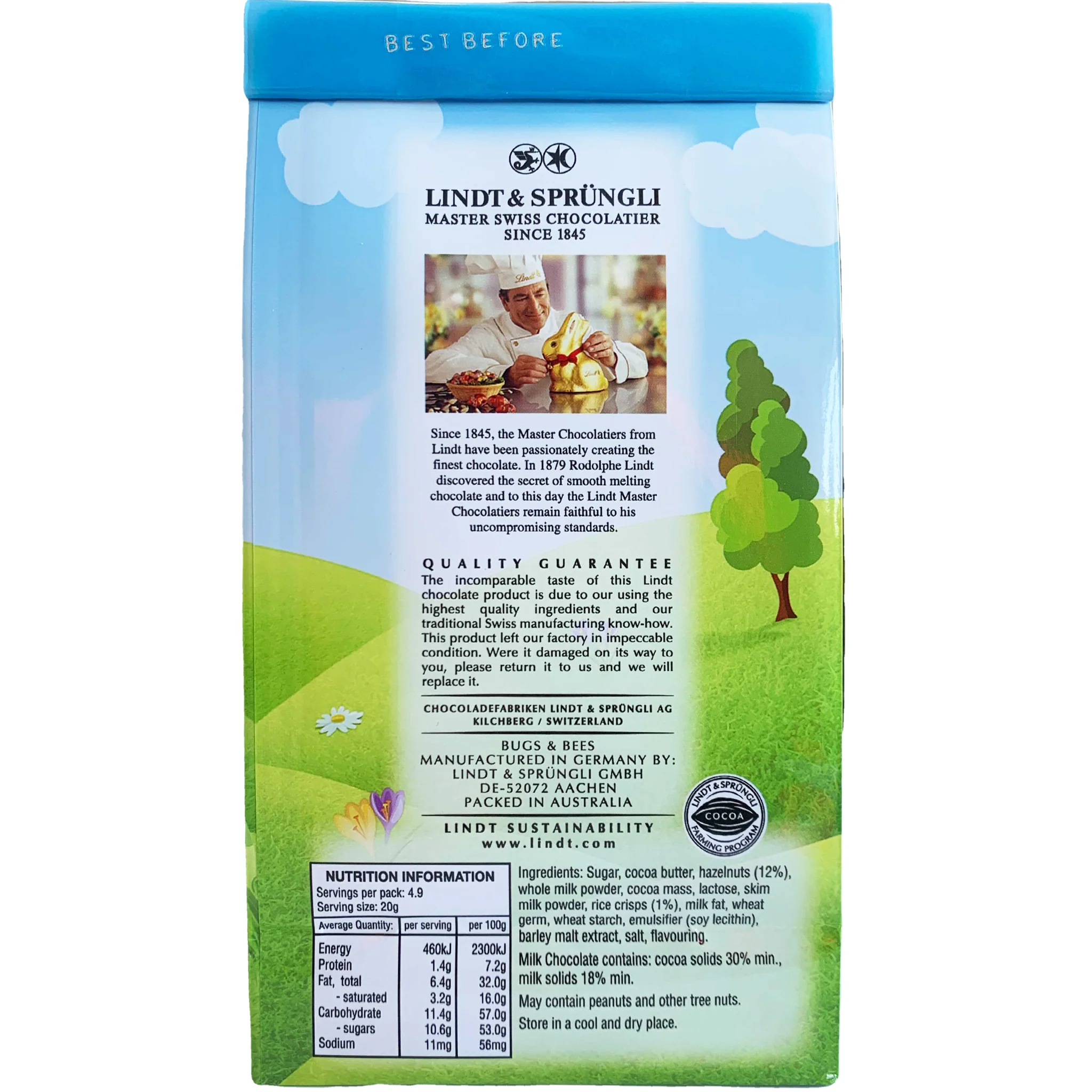 Lindt Milk Chocolate Bugs and Bees 100g - Image 2
