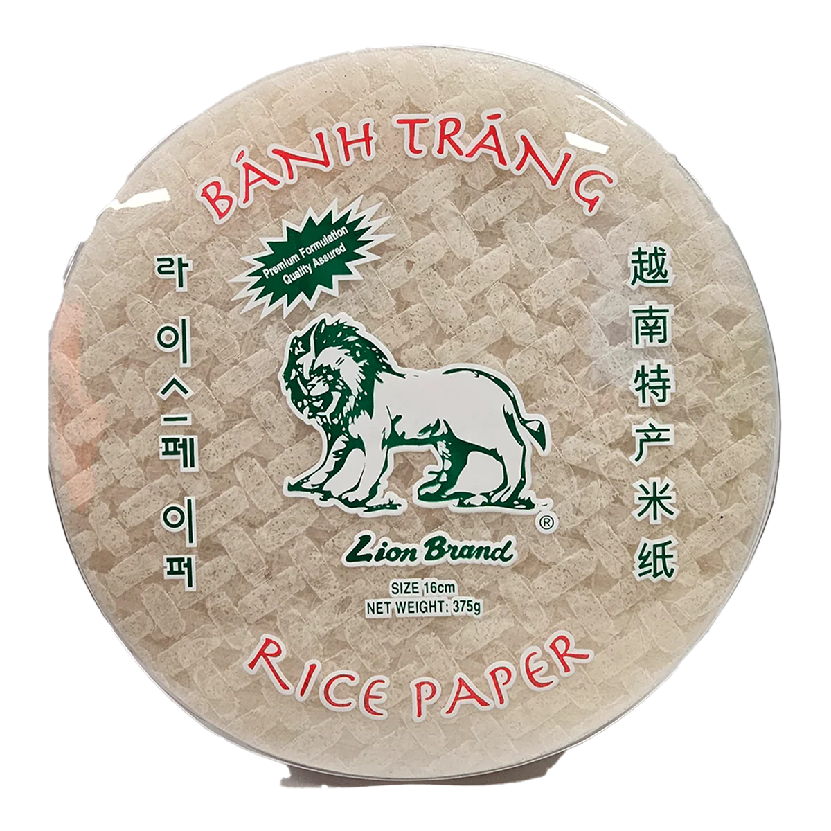 Lion Rice Paper 16cm 375g