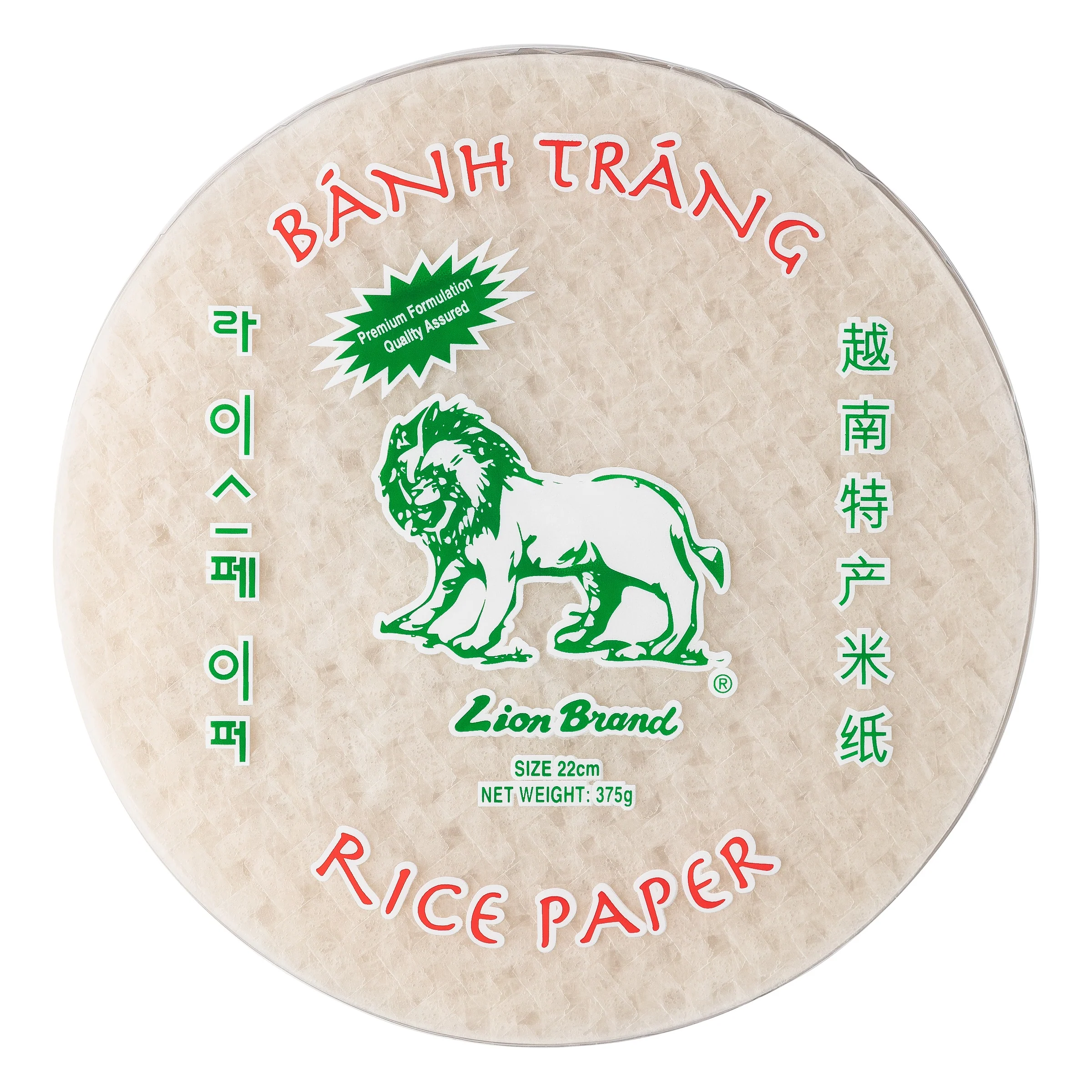 Lion Rice Paper 22cm 375g