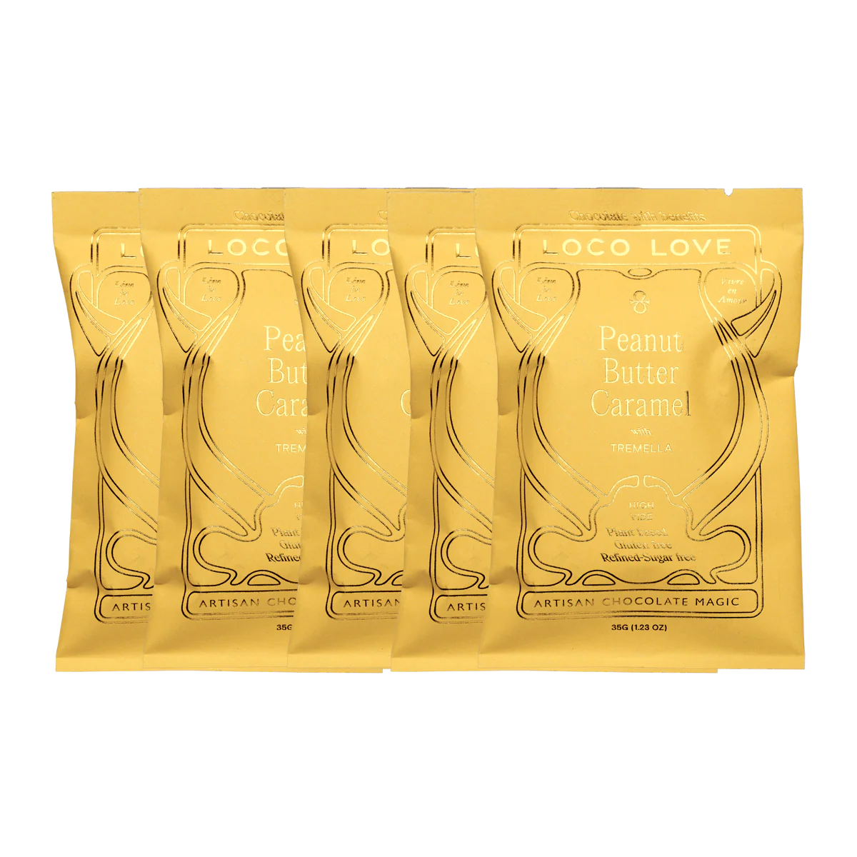 Loco Love Peanut Butter Caramel x5 175g