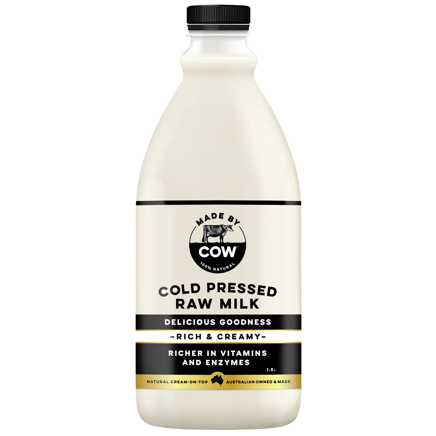 Made by Cow Cold Pressed Raw Jersey Milk 1.5L