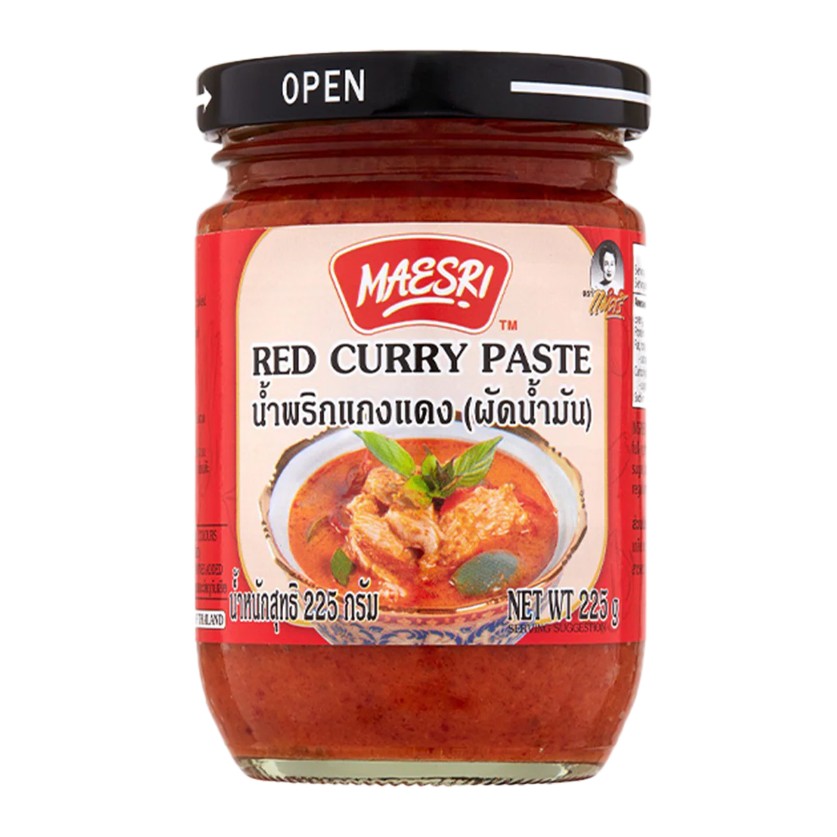 Maesri Red Curry Paste 225g