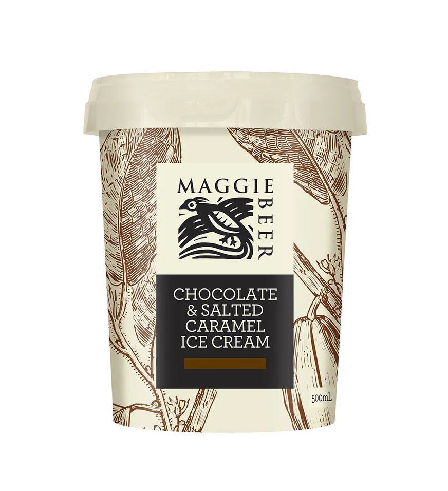Maggie Beer Chocolate and Salted Caramel Ice Cream 500ml