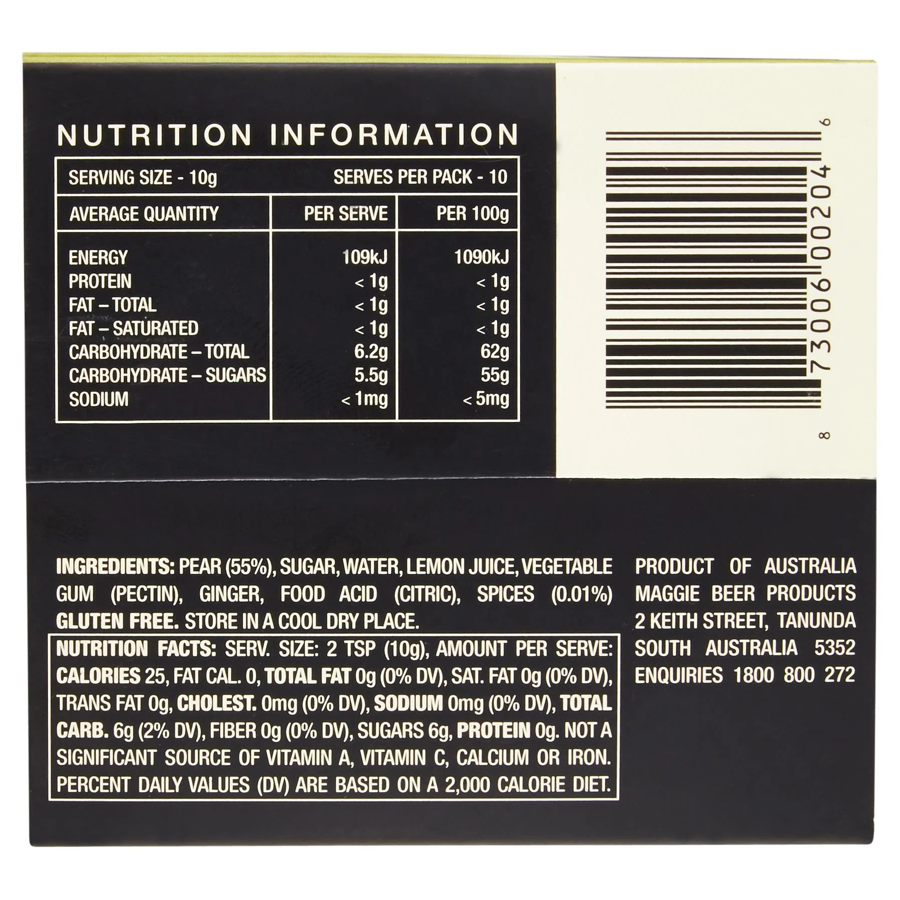 Maggie Beer Spiced Pear Paste 100g - Image 3