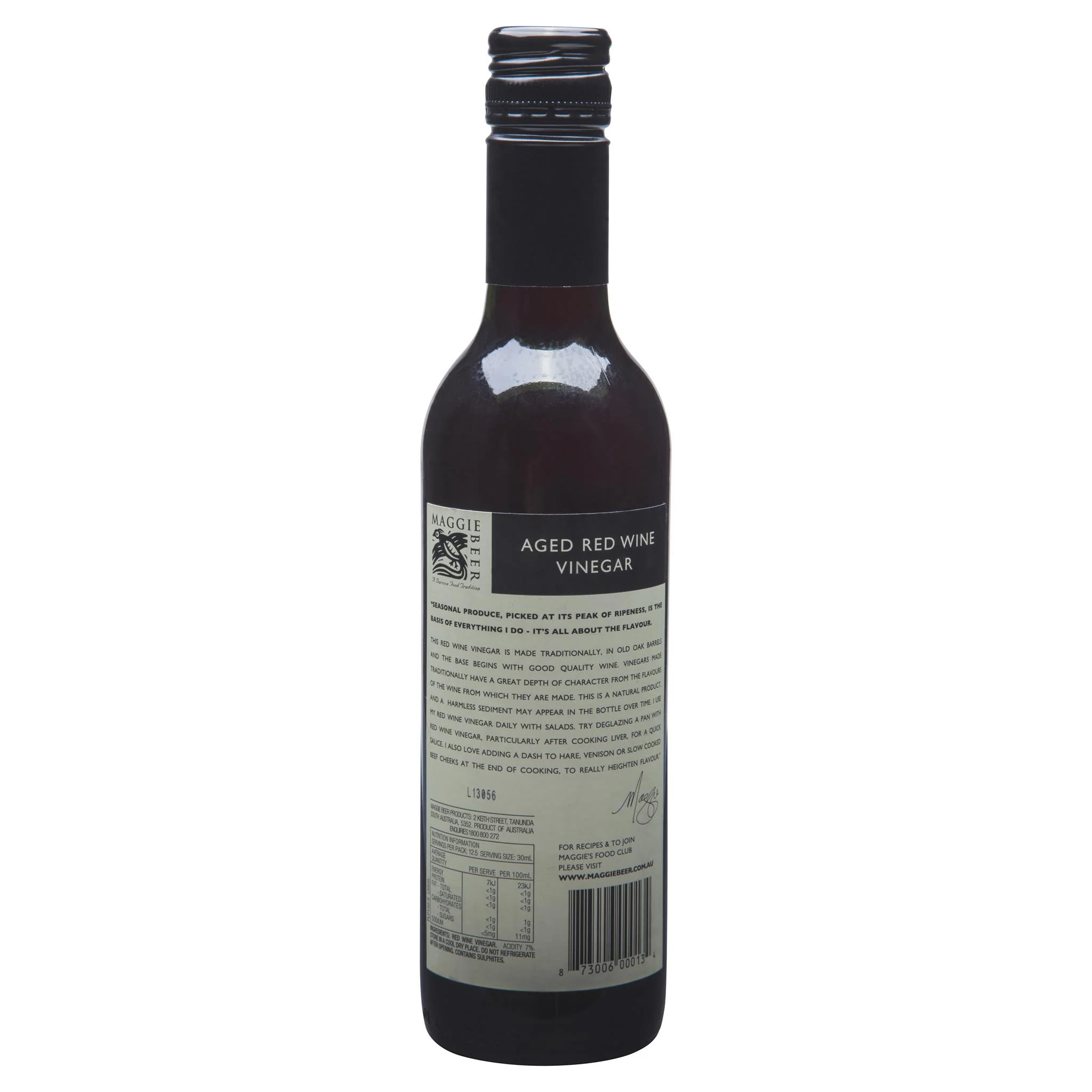 Maggie Beer Red Wine Vinegar 375ml - Image 2