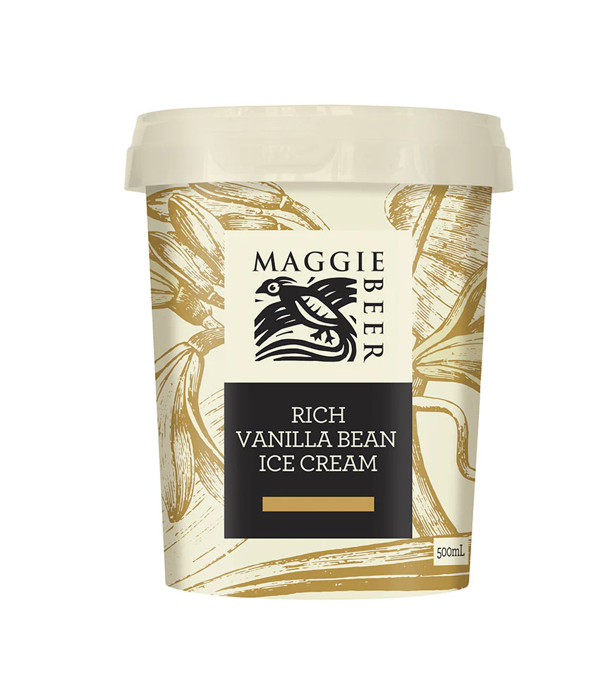 Maggie Beer Rich Vanilla Bean Ice Cream 500ml