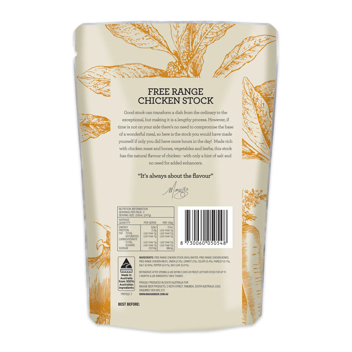 Maggie Beer Chicken Stock 500ml - Image 2