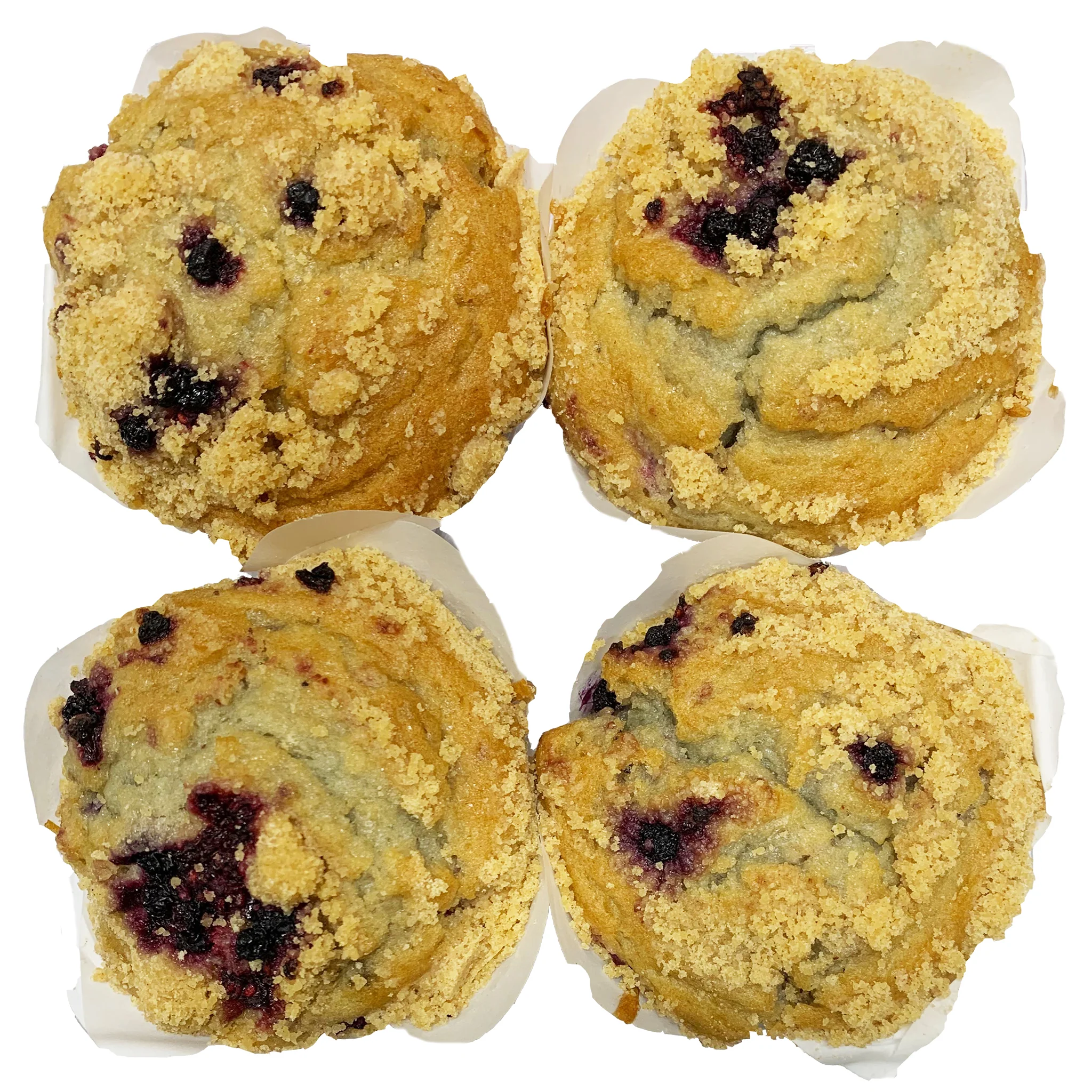 MamaKaz Bread Muffins Mixed Berry x4 380g - Image 2