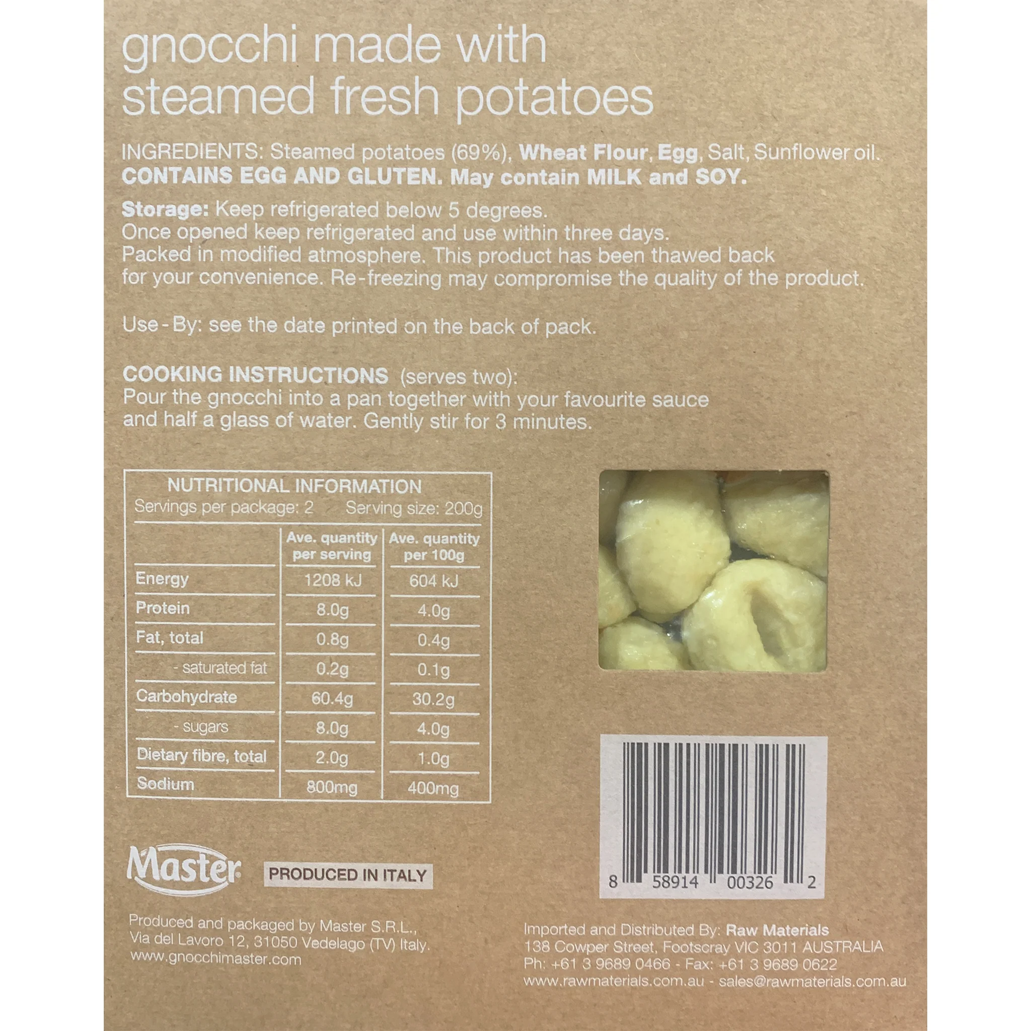 Mamma emma Potato Gnocchi 400g - Image 2