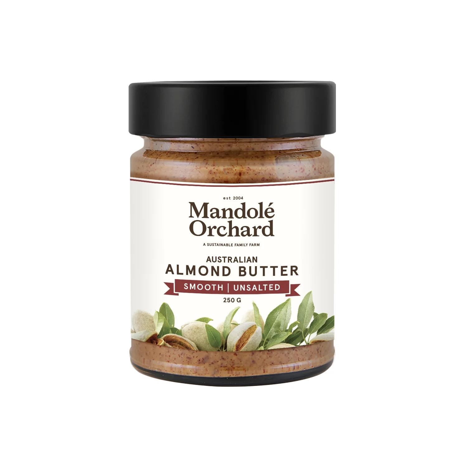 Mandole Orchard Almond Butter Smooth Unsalted 250g