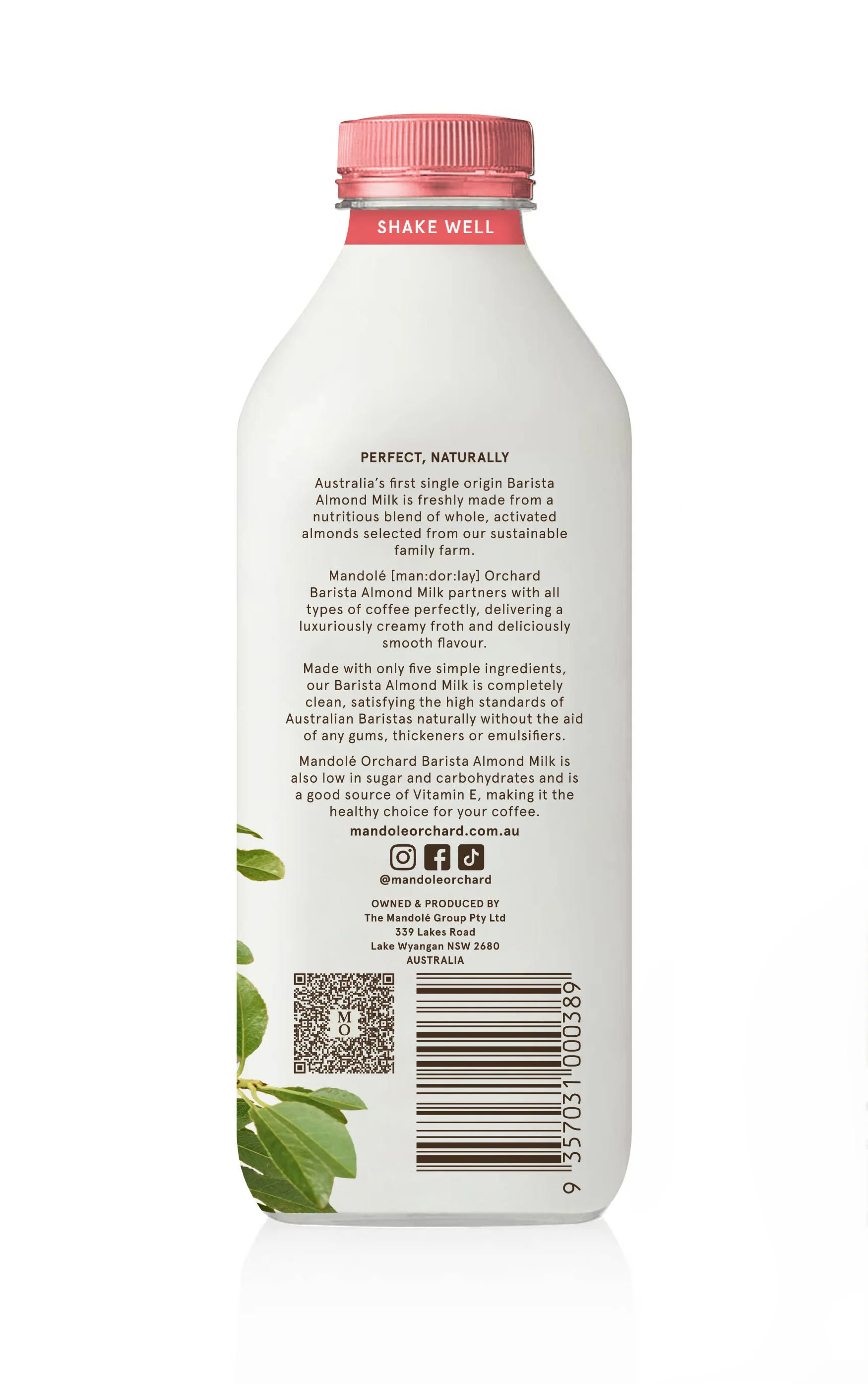 Mandole Orchard Almond Milk Barista 1L - Image 4