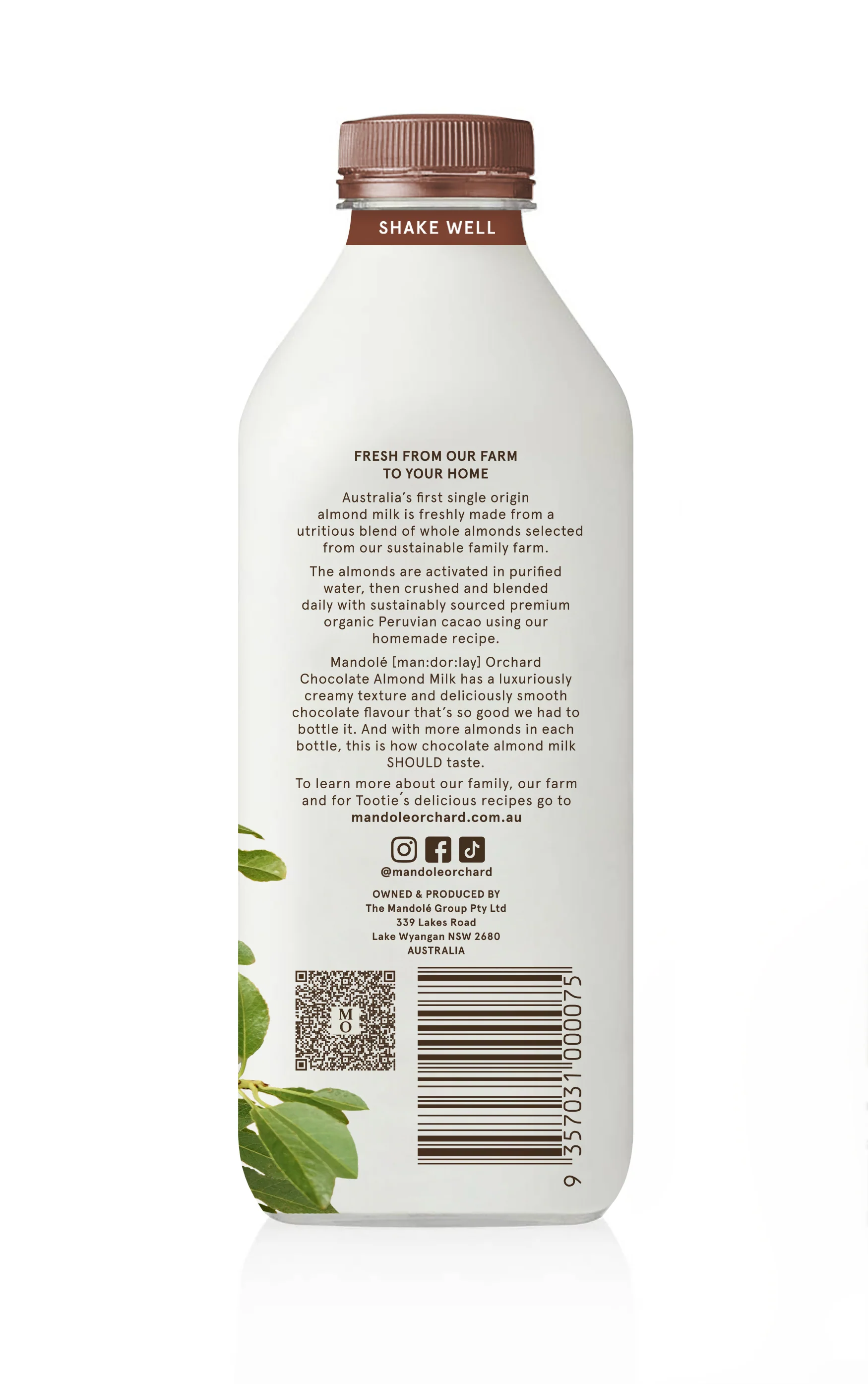 Mandole Orchard Almond Milk Chocolate 1L - Image 4