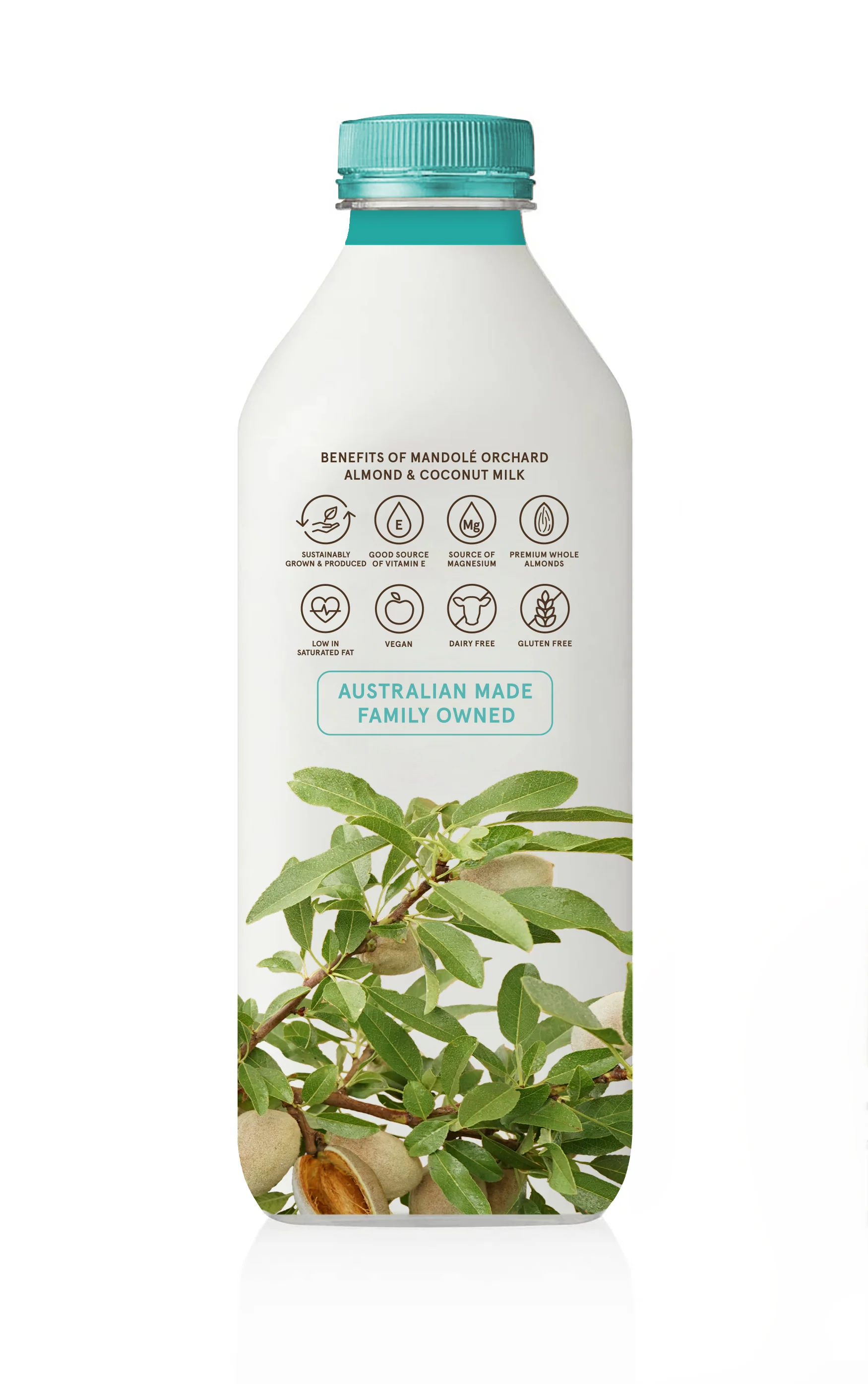 Mandole Orchard Almond Milk Coconut 1L - Image 2