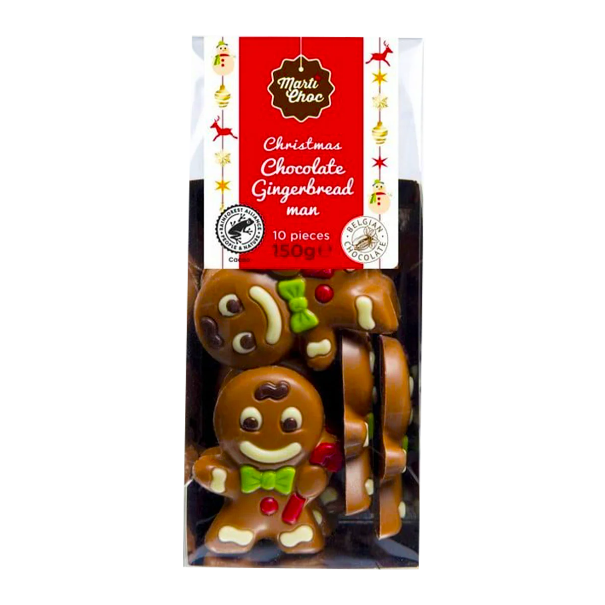 Martinez Ginger Bread Men Milk Chocolate 150g