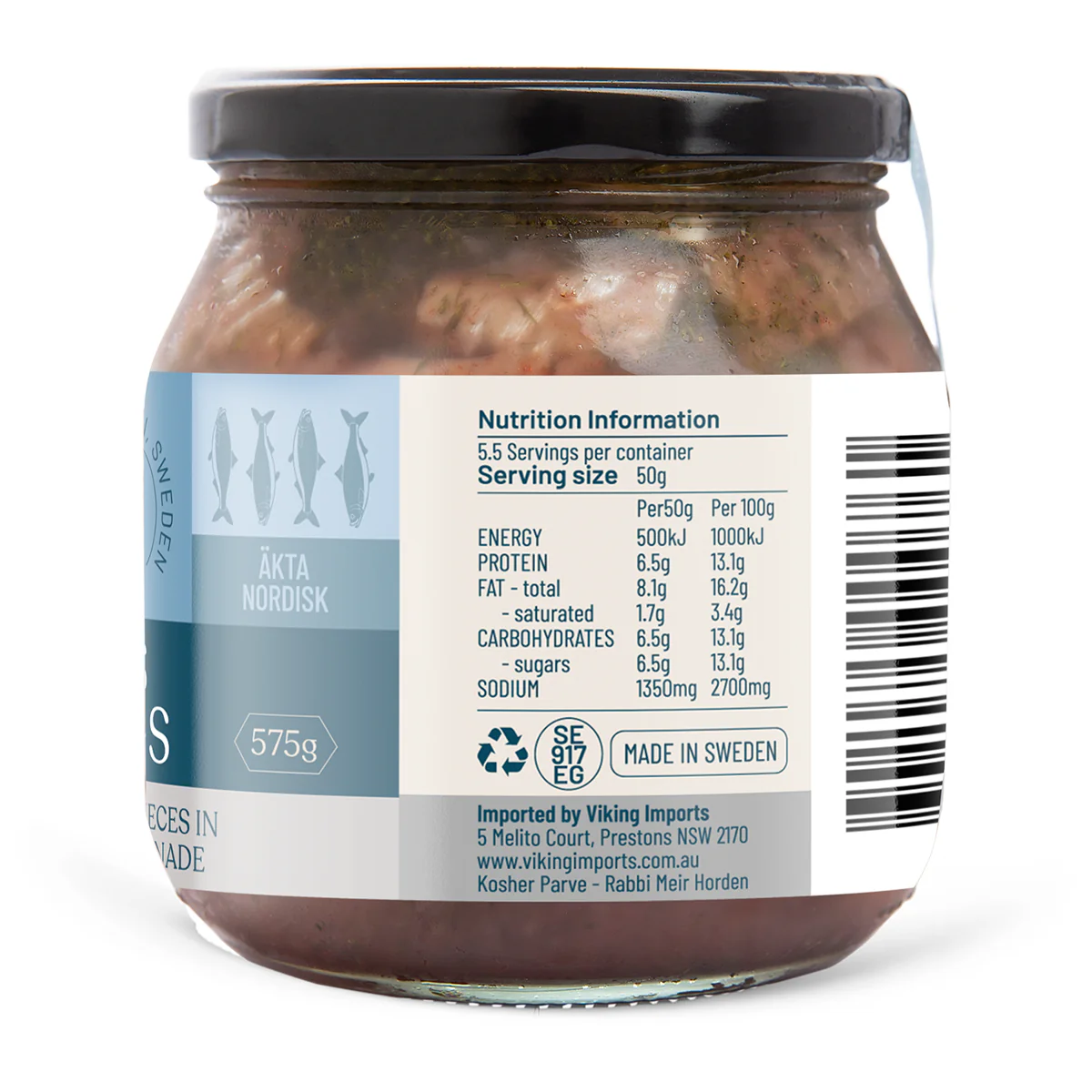 Viking Matjes Herrings 550g - Image 3