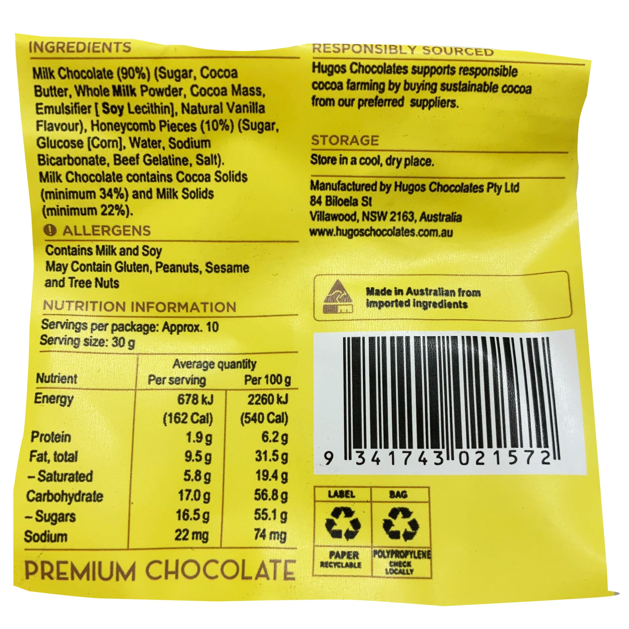 Maya and Monte Milk Chocolate Eggs with Honeycomb 300g - Image 2