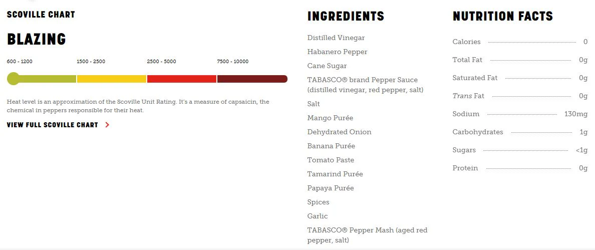 Mcilhenny Tabasco Habanero Sauce 60ml - Image 3