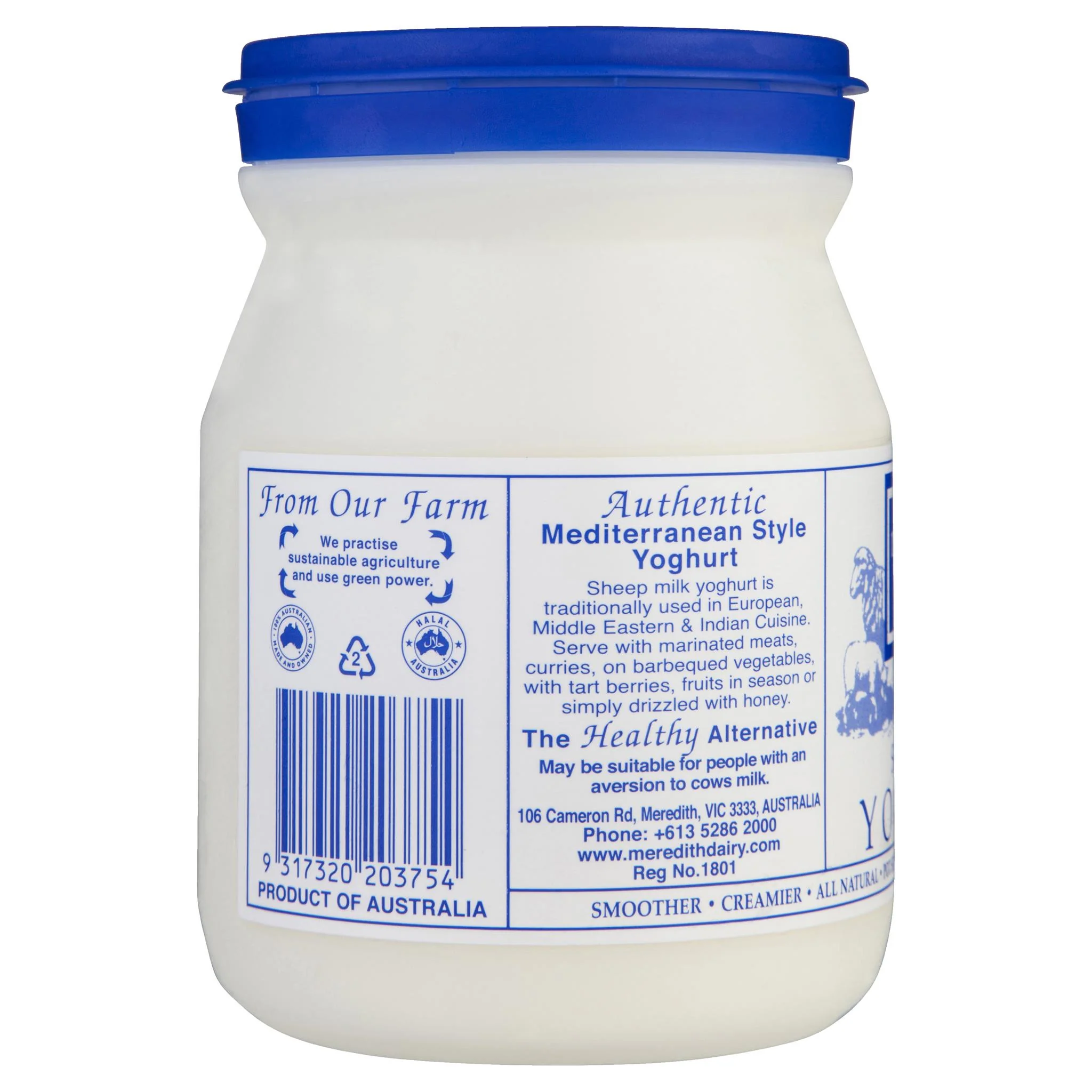 Meredith Dairy Natural Sheep Milk Yoghurt Traditional Greek Yoghurt 500g - Image 4