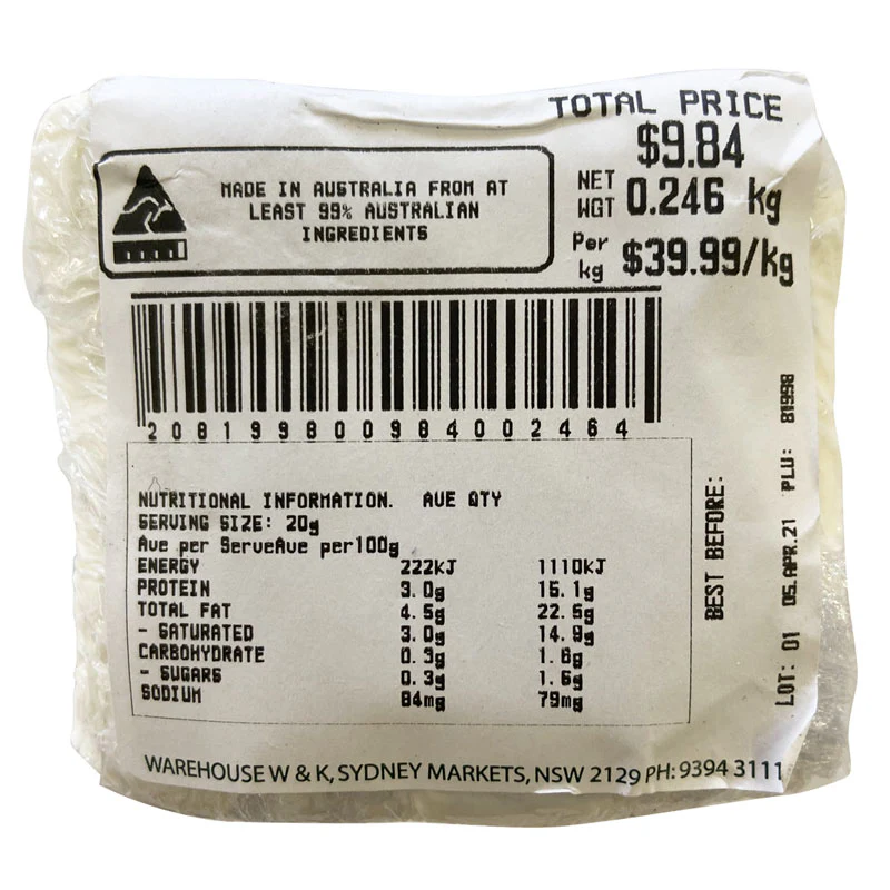 Meredtih Dairy Chevre Cheese 180-220g - Image 3