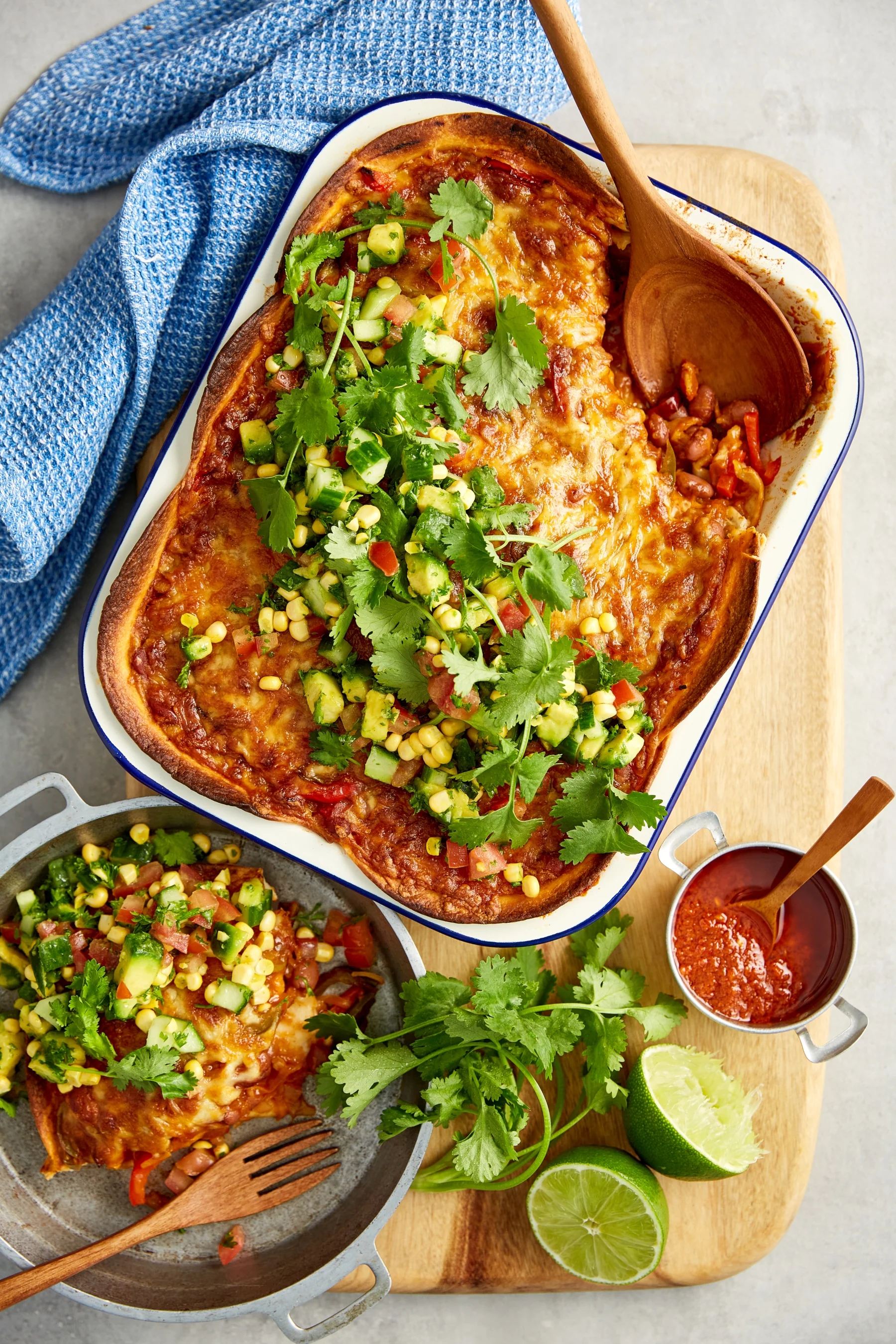 Mexican Tortilla Bake - with Avocado Corn Salsa - Image 2