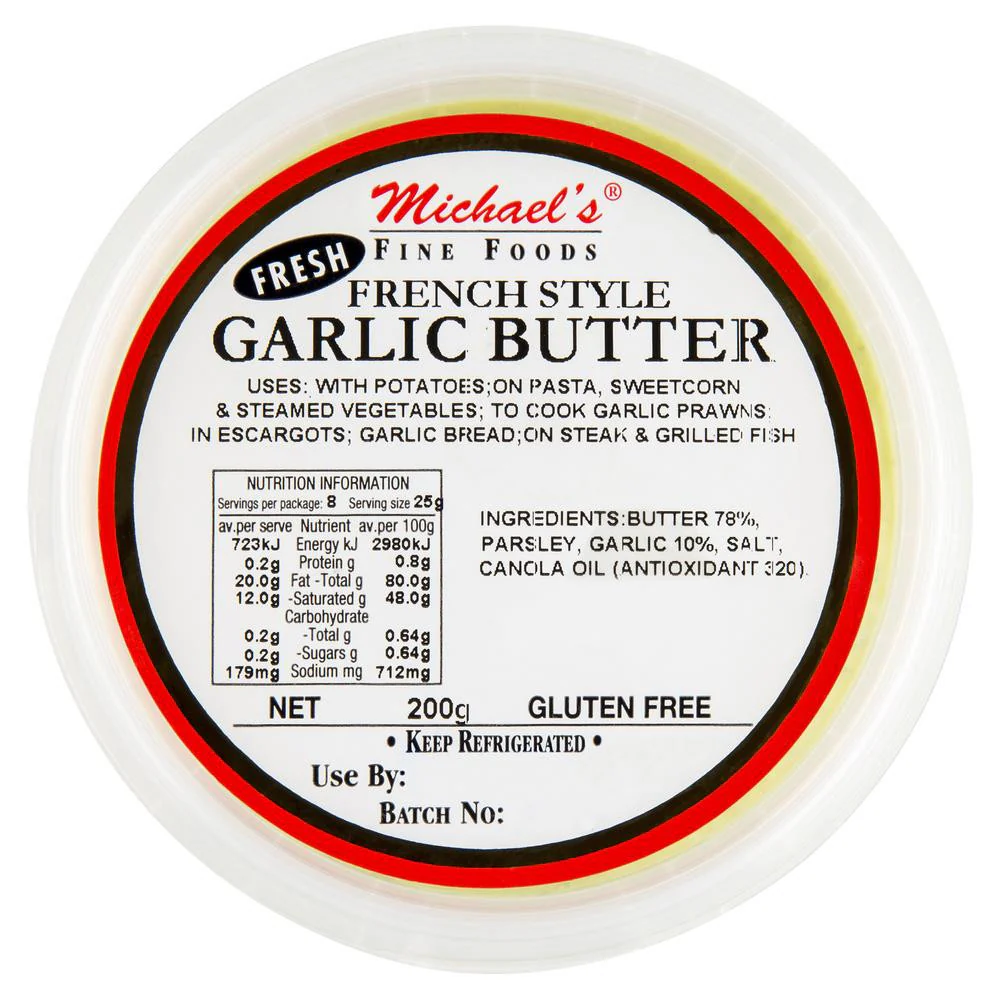 Michaels Fine Foods - Dips Garlic Butter (200g) - Image 2