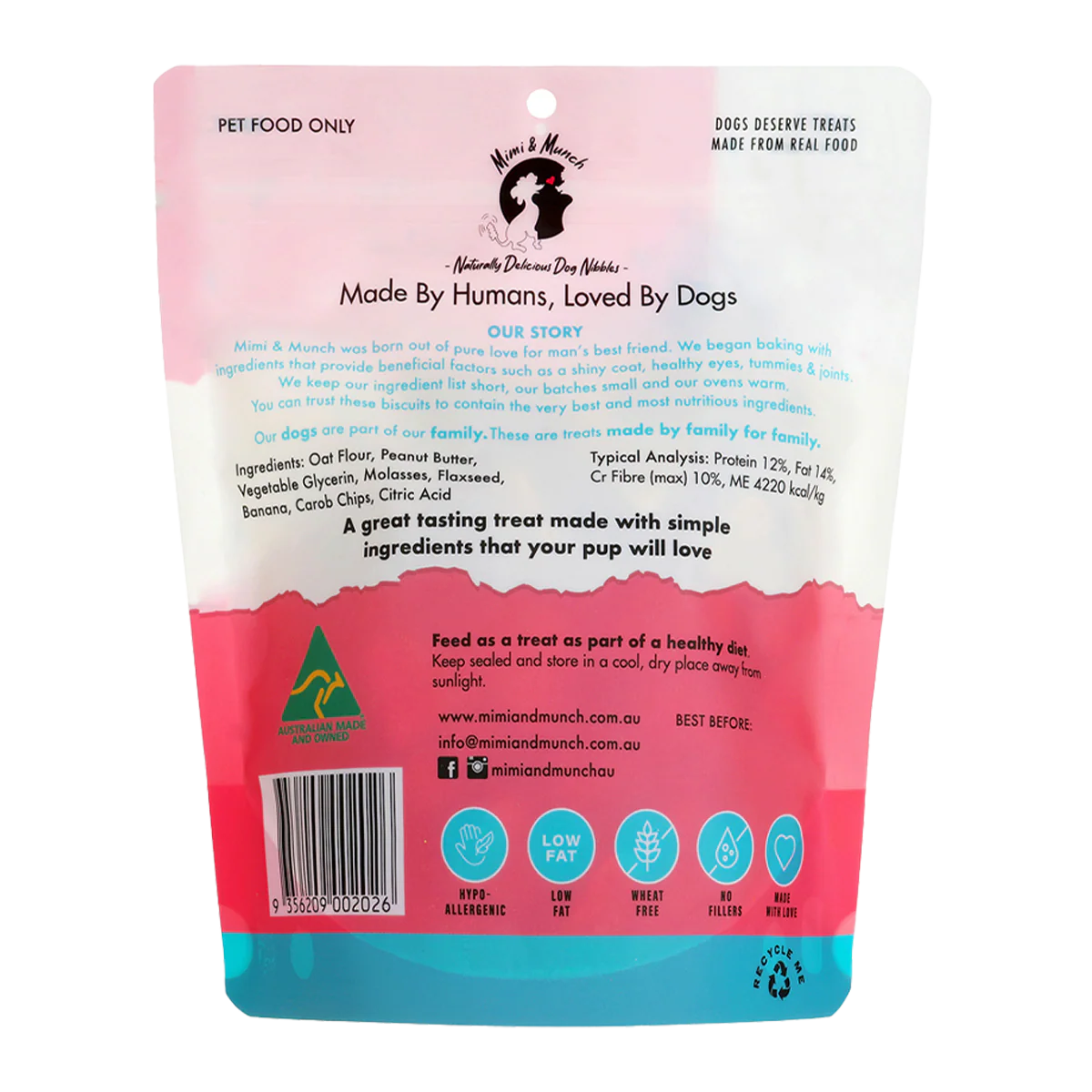 Mimi & Munch Roast Birthday Cake Dog Treats 180g - Image 2